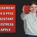 Advertisement Number 8 PPSC Job assistant headmistress​ 2024 apply