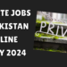 Private Jobs in Pakistan Online Apply 2024